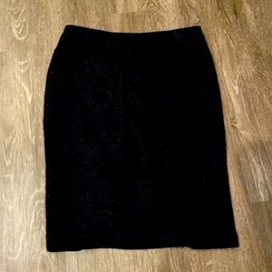 Anthropology navy blue wool blend skirt.  Great condition and lined.
